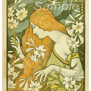 Vintage L'ermitage Französisches Werbeplakat Drucken