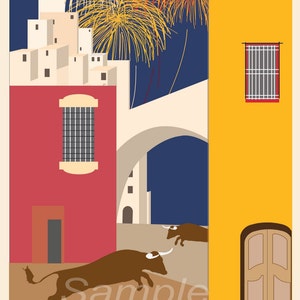 SP02 Vintage Spanish Spain Travel Poster Print