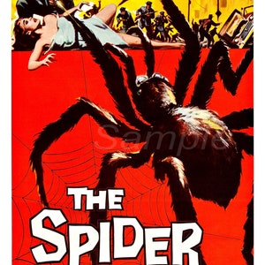 Vintage The Spider Horror Movie Poster Print