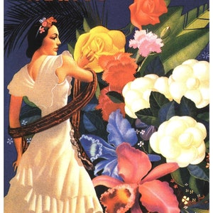 Vintage Mexico Veracruz Travel Poster Print