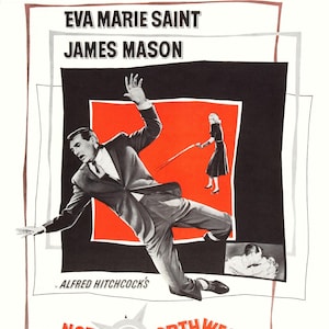 1959 North by Northwest Movie Poster Print