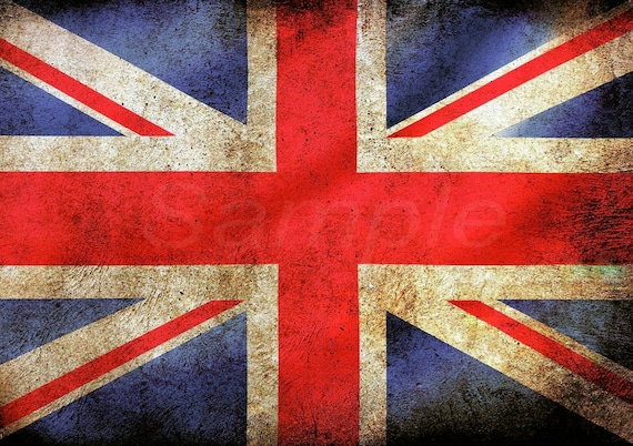 Union Jack Vintage Print Paper Plates Adult White Union Jack Vintage Print Paper Plates Adult White