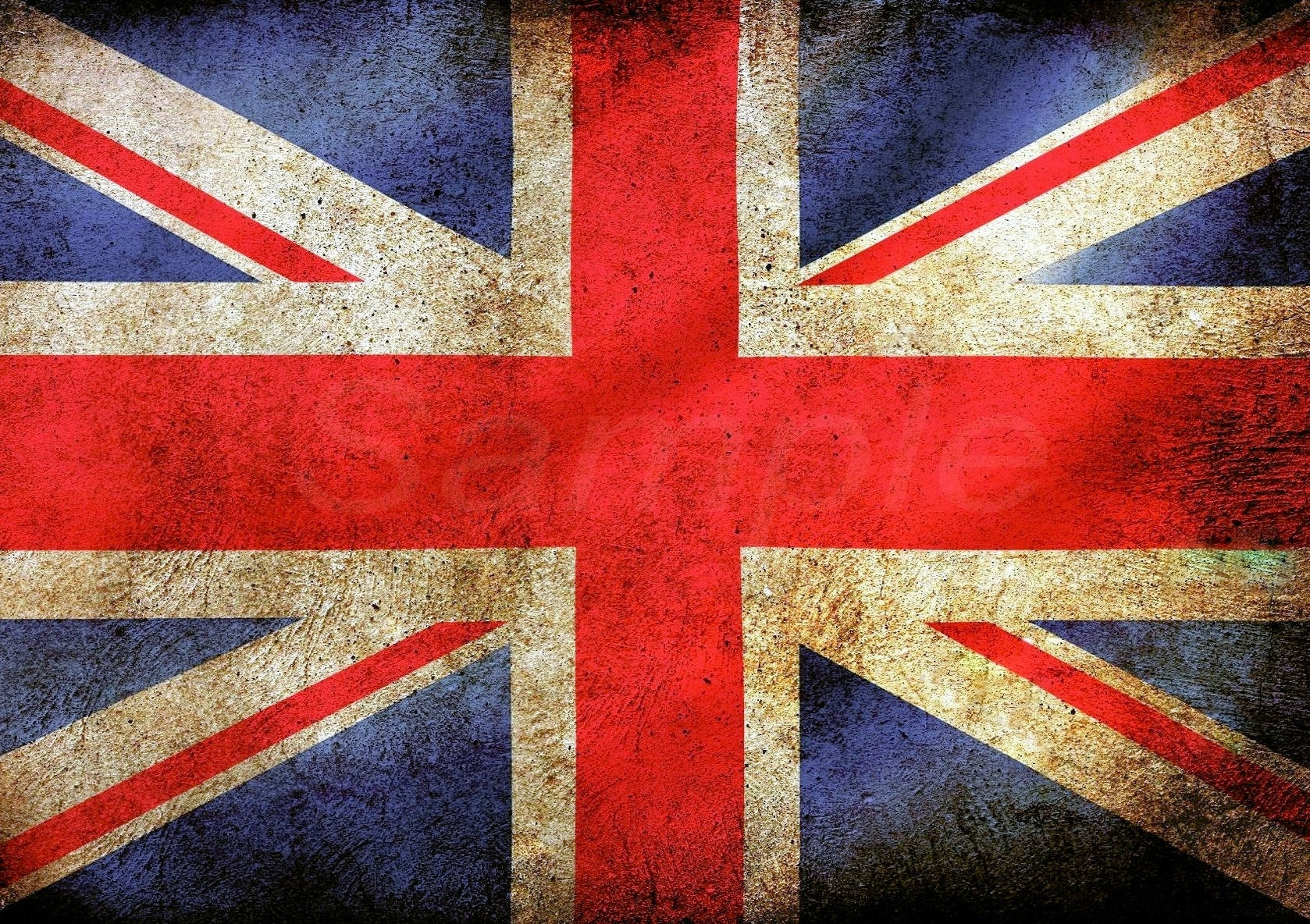 Vintage Union Jack Flag Poster Print - Etsy