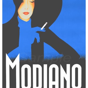 MC02 Vintage Modiano Cigarettes Advertising Poster Print