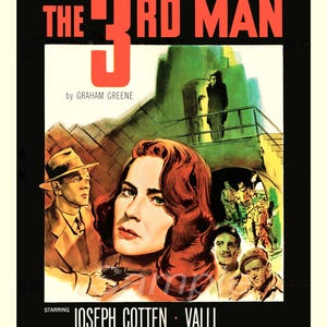 Vintage The Third Man Movie Poster Print