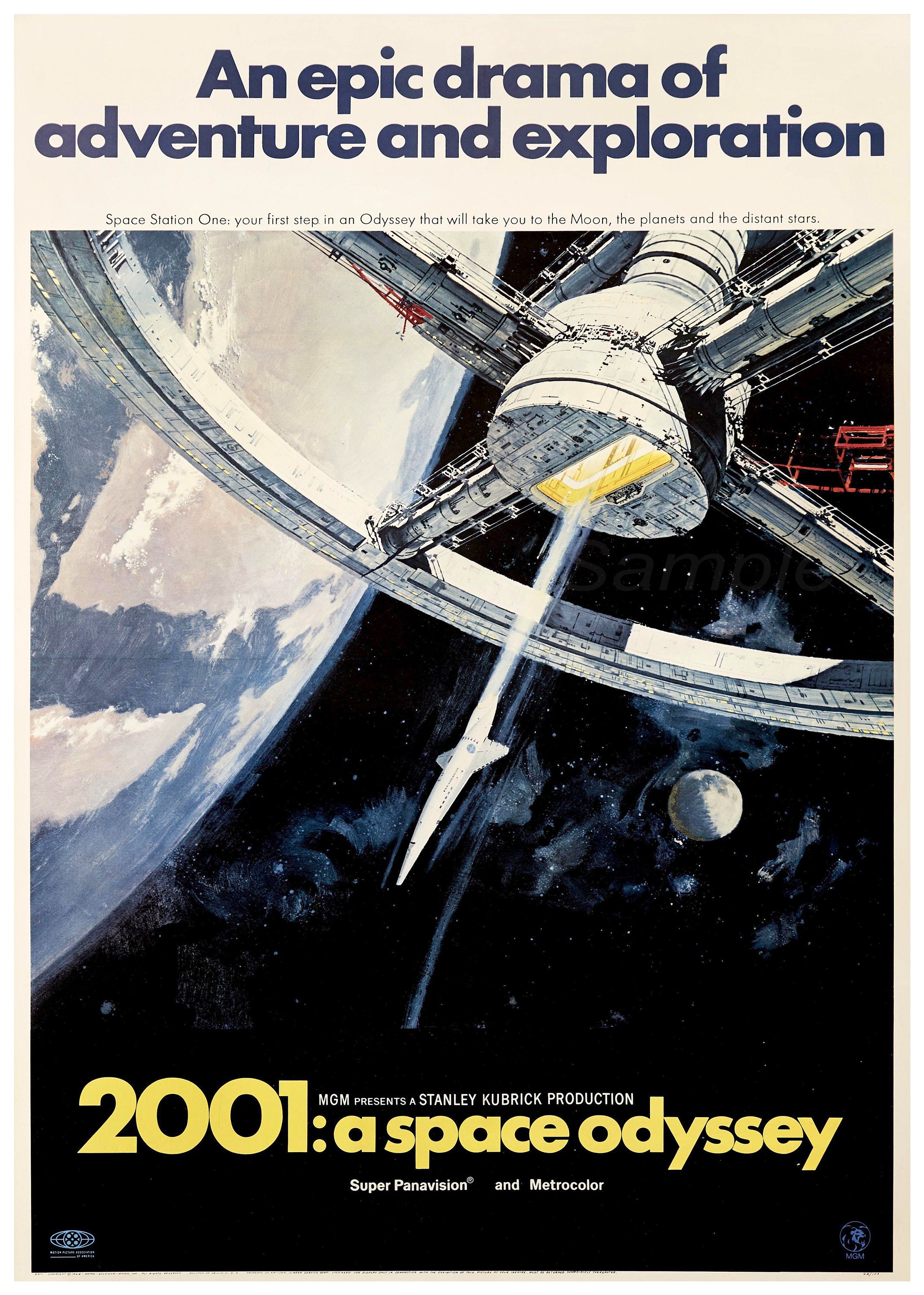 2001 Space Odyssey Movie Poster