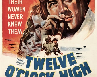 Vintage Twelve O'Clock High Poster Print