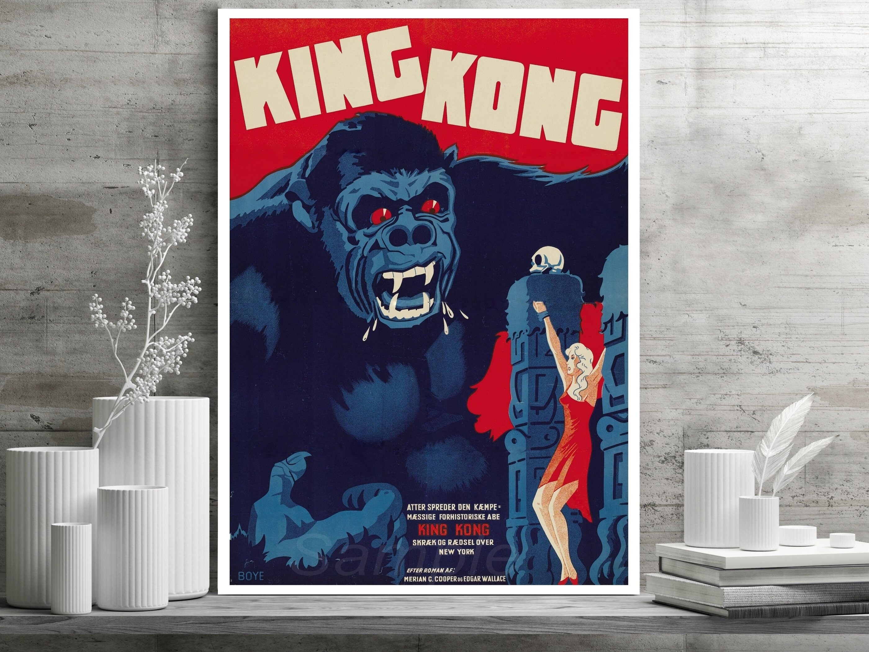 Amazon.co.jp: キングコング 1933 RKO Studio レトロ