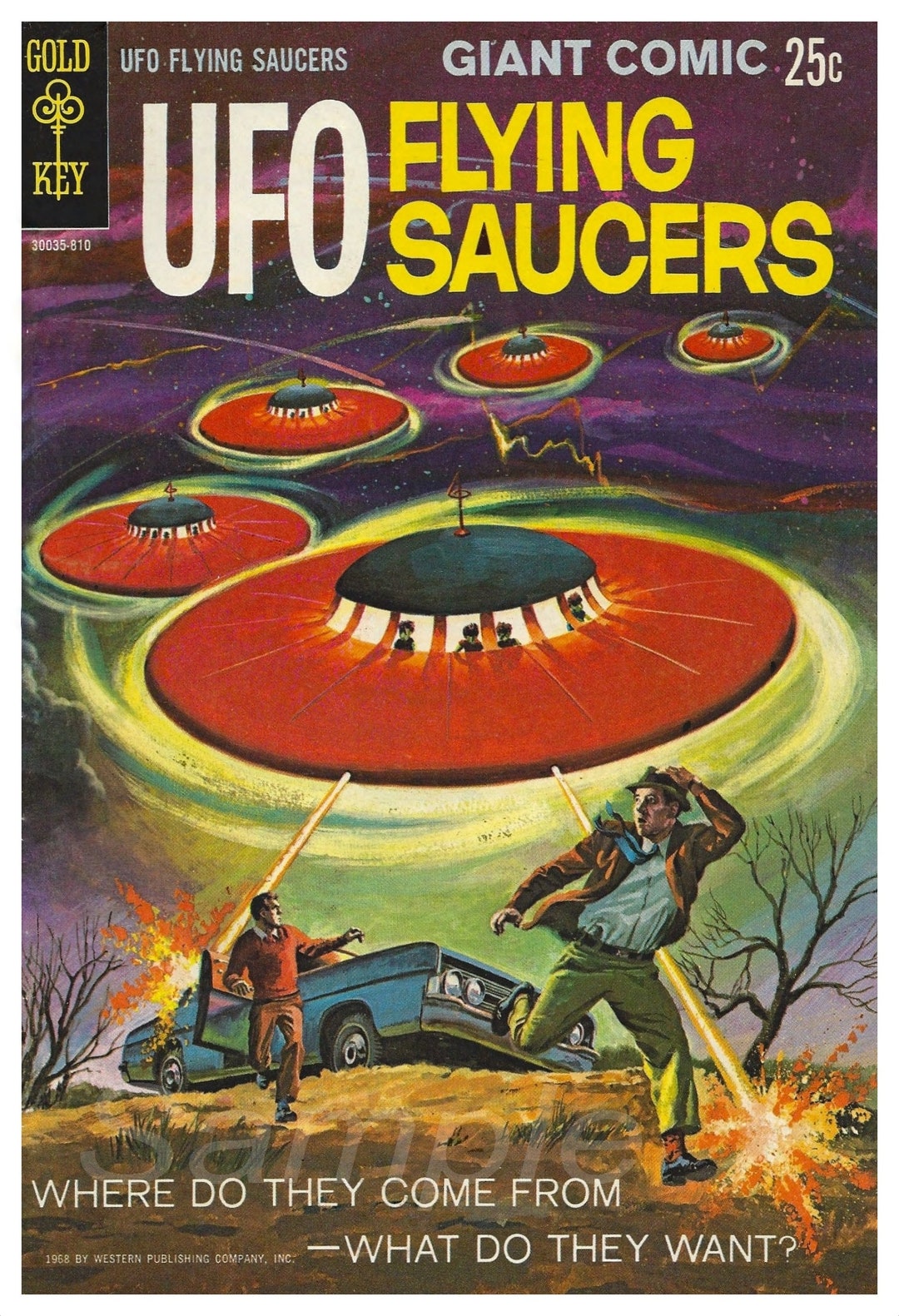 THE FLYING SAUCER US版オリジナルポスター 印刷物