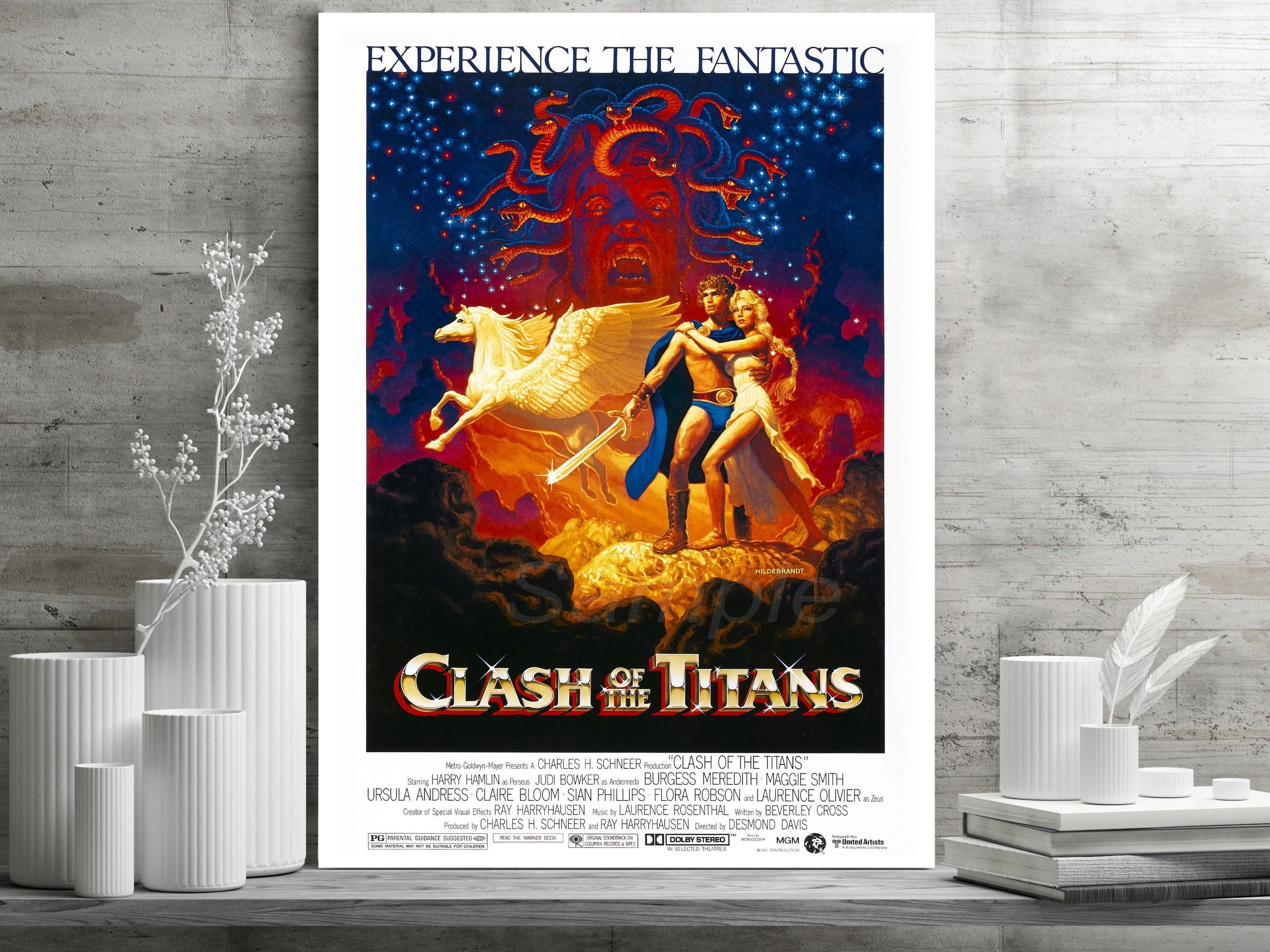 Clash of the titans poster hi-res stock photography and images - Alamy