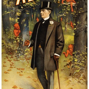 Vintage Kellar Magician Magic Show Poster Print