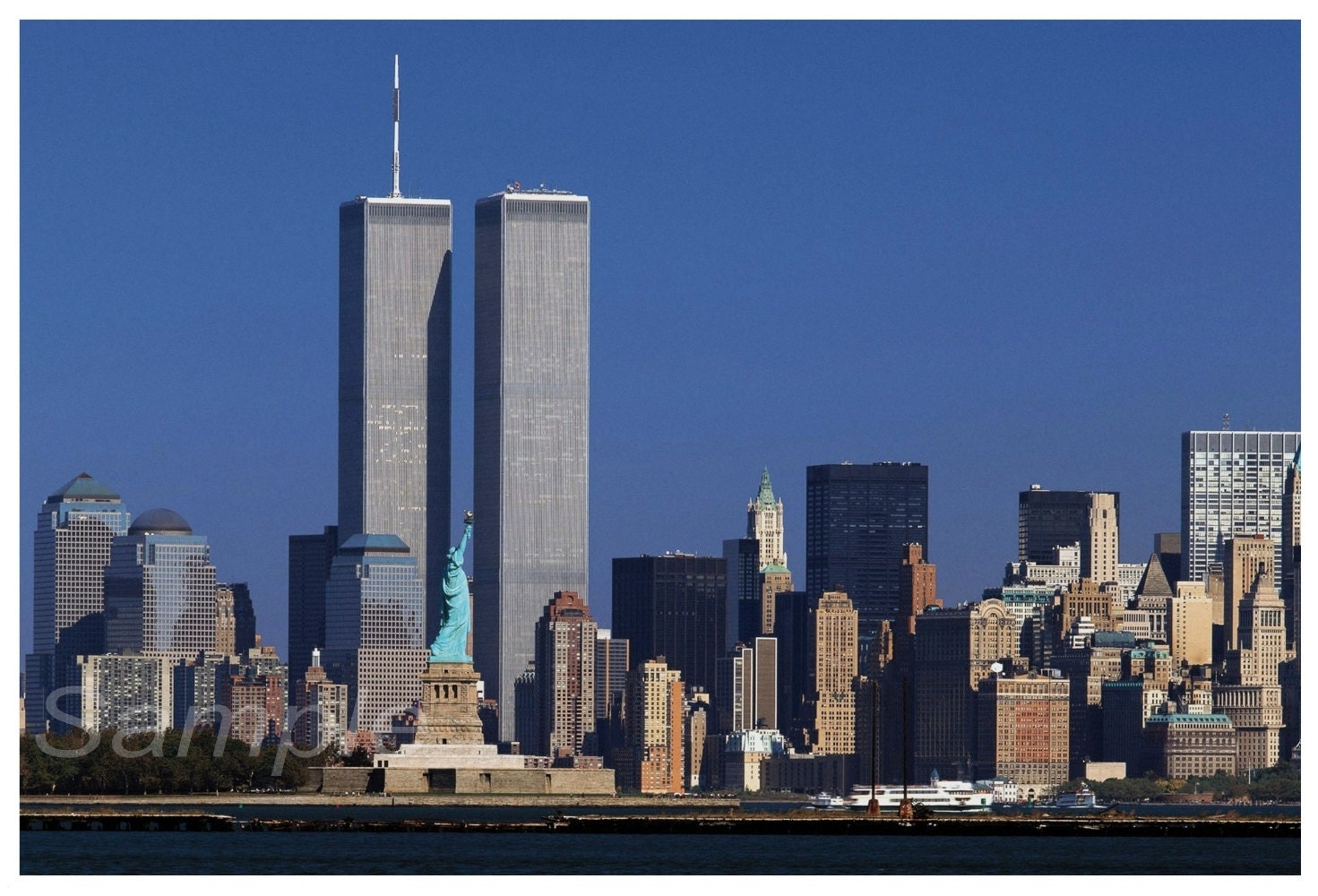 The Twin Towers New York Poster Print - Etsy