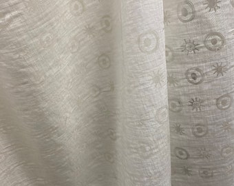 Sun/Moon Semi-Sheer Voile Fabric - 54&quot; Wide - 1.5 Yds