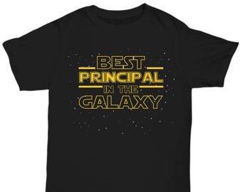 Principal Shirt Gift, Best Principal in the Galaxy, Principal T Shirt Tee, Principal Teacher Appreciation Graduation New Job Retirement Gift