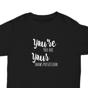 Proper Grammar Shirt, Grammar Gift, Your and You&#39;re, Funny Grammar T Shirt Tee, Unique English Teacher Librarian Writer Editor Gift