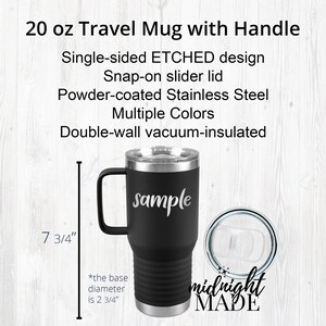 Cool Mom Tumbler Travel Mug Gift, Best Mom in the Galaxy Stainless Steel Tumbler Coffee Travel Mug image 3