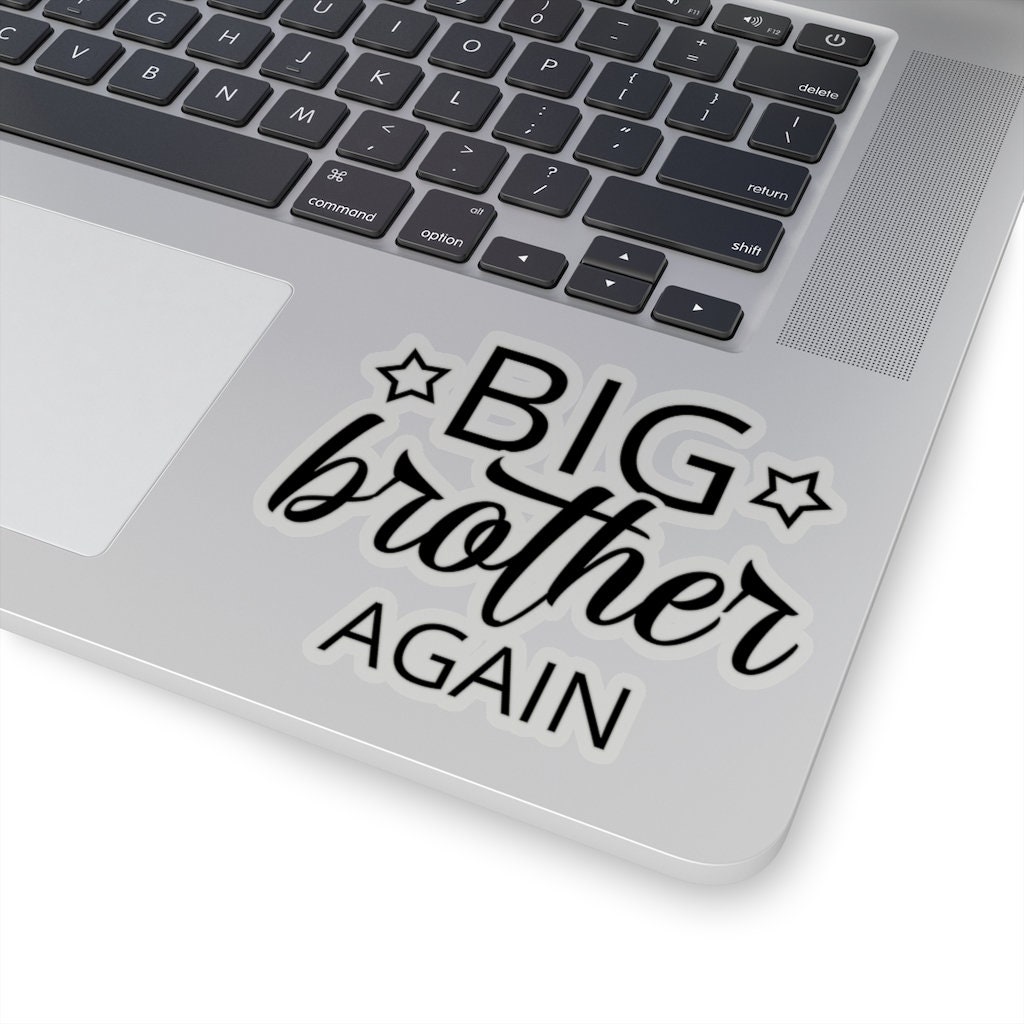 Big Brother Sticker Gift for Older Brother Announcement Big Etsy