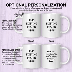 Custom Personalized Cute Cat Mom Mug Gift, Mom You Are Purrfect Coffee Mug Cup, Cat Mom Tea or Coffee Cup Gift image 7
