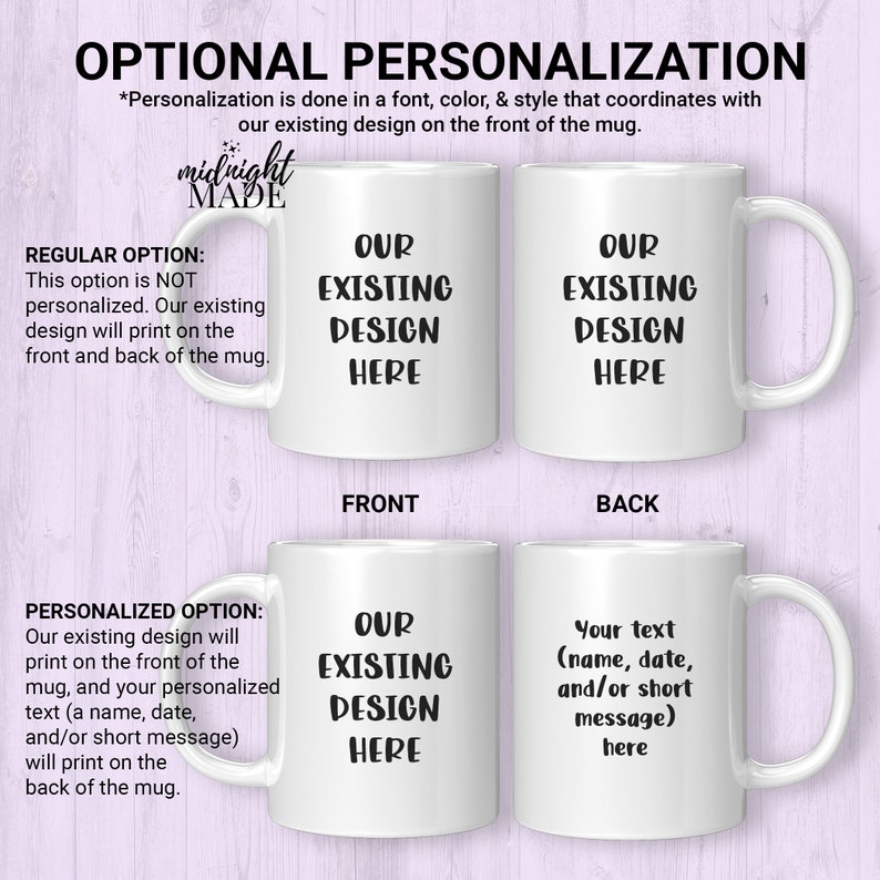 Custom Personalized Cute Cat Mom Mug Gift, Mom You Are Purrfect Coffee Mug Cup, Cat Mom Tea or Coffee Cup Gift image 7