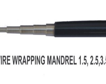 PARUU® wire wrapping mandrel 1.5 - 2.5 - 3.5 - 4.5 - 5mm jeweler tool PR560