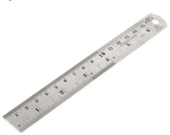 6 Pocket Ruler Decimal Conversion Chart Depth Gauge