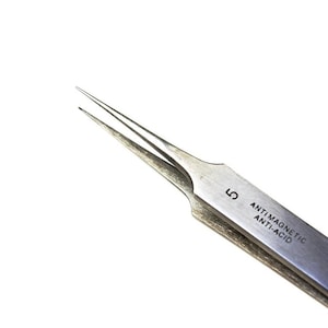 Straight Fine Tip Tweezer #5 for Watch Repair Jewellers stainless steel Tool PR7