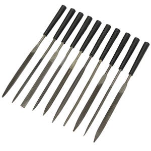 10 Pcs Metal Needles Files Sewing Sets PR1014