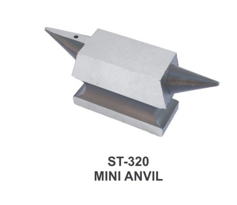 PARUU\u00ae Professional Mini Jewelers Double horn Anvil for precision work st320