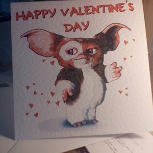Handgemachte GIZMO (Gremlins) Valentinstags- Version 1 - wählen Sie Normal oder Personalisiert aus!