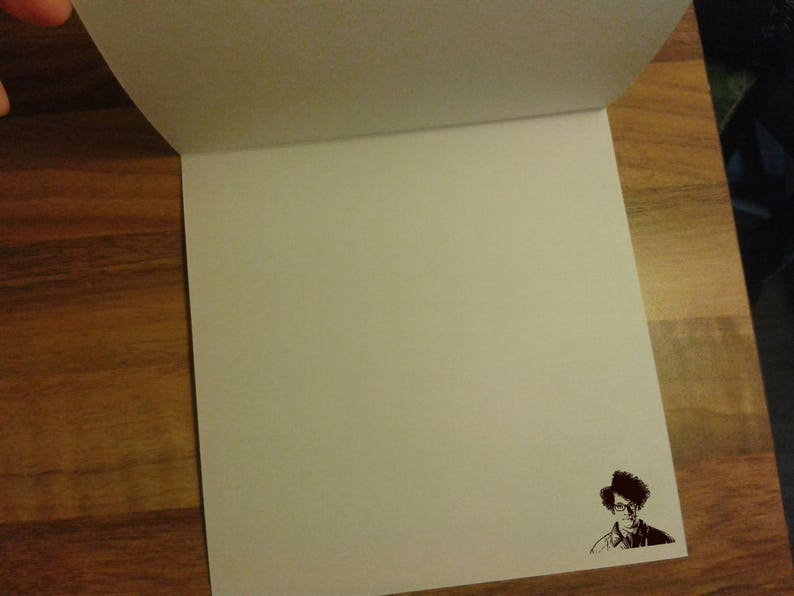 Carte de voeux faite main Maurice Moss IT foule. Anniversaire, amitié, merci. Noël, etc. image 2