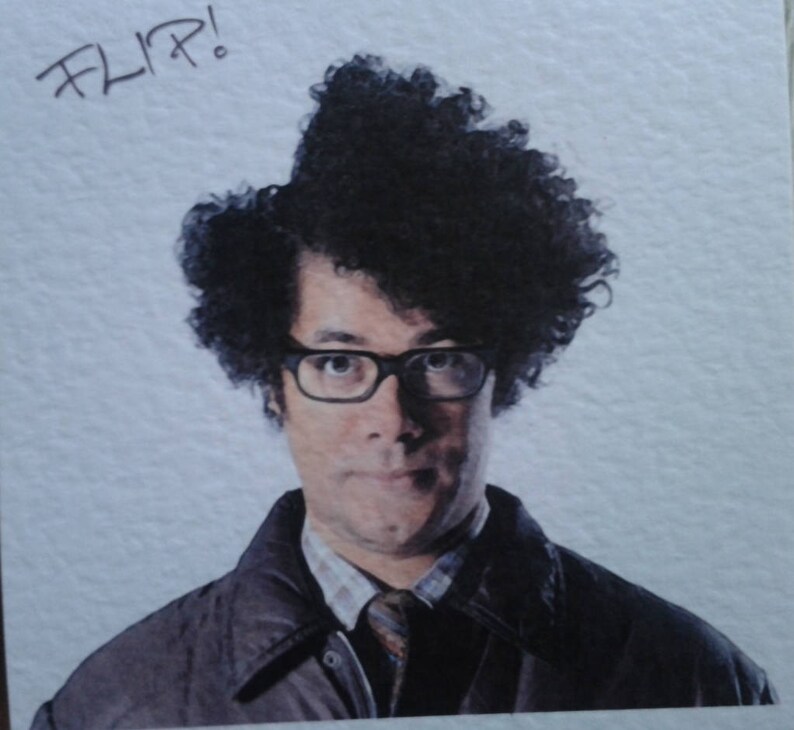 Carte de voeux faite main Maurice Moss IT foule. Anniversaire, amitié, merci. Noël, etc. image 3
