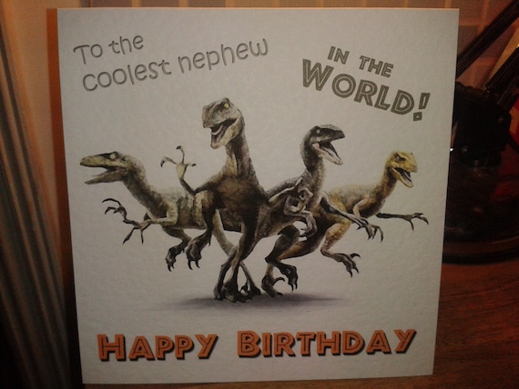 Jurassic Park Dinosaur Personalised Christmas Greetings Card