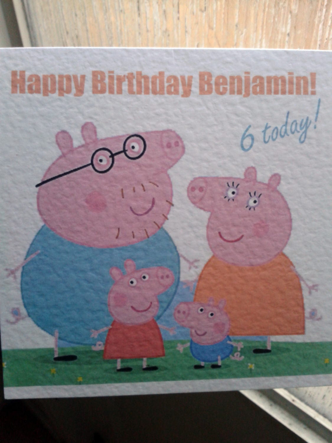 Handmade Personalised Peppa Pig Birthday Card You Choose - Etsy