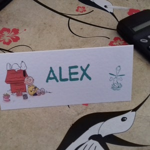 Disegnato dal venditore! Set da tavola Charlie Brown e Snoopy, 6 coperti