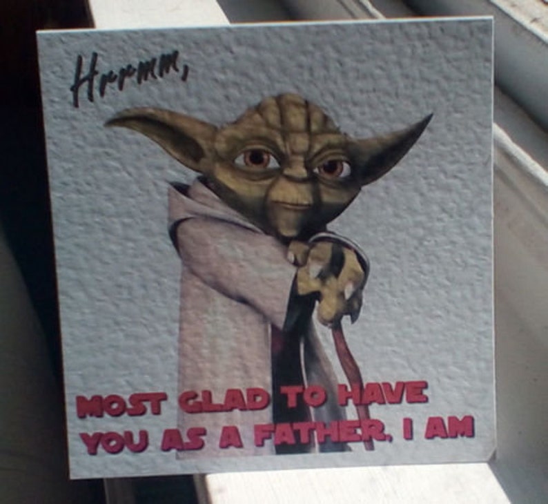 Cartes De Voeux Papeterie Maison Drole Anniversaire Noel St Valentin Anniversaire Carte Yoda Boyfriend Star Wars
