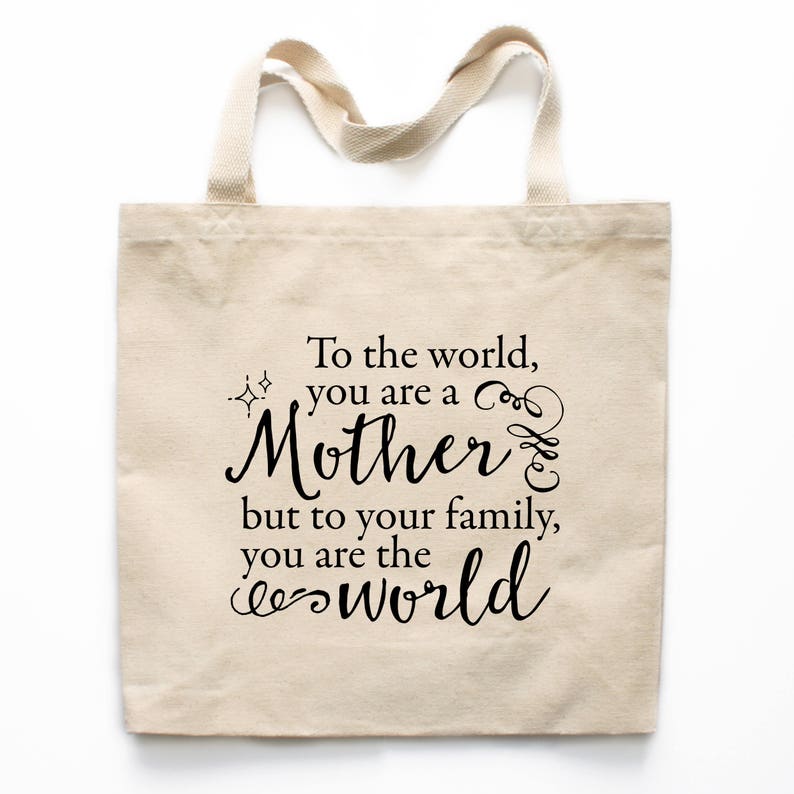 Canvas Tote Bag Mother/'s Day Gift Tote Bag Printed Tote Bag Reusable Grocery Bag 0135 Shopping Bag Mother/'s Day Canvas Bag Market Bag
