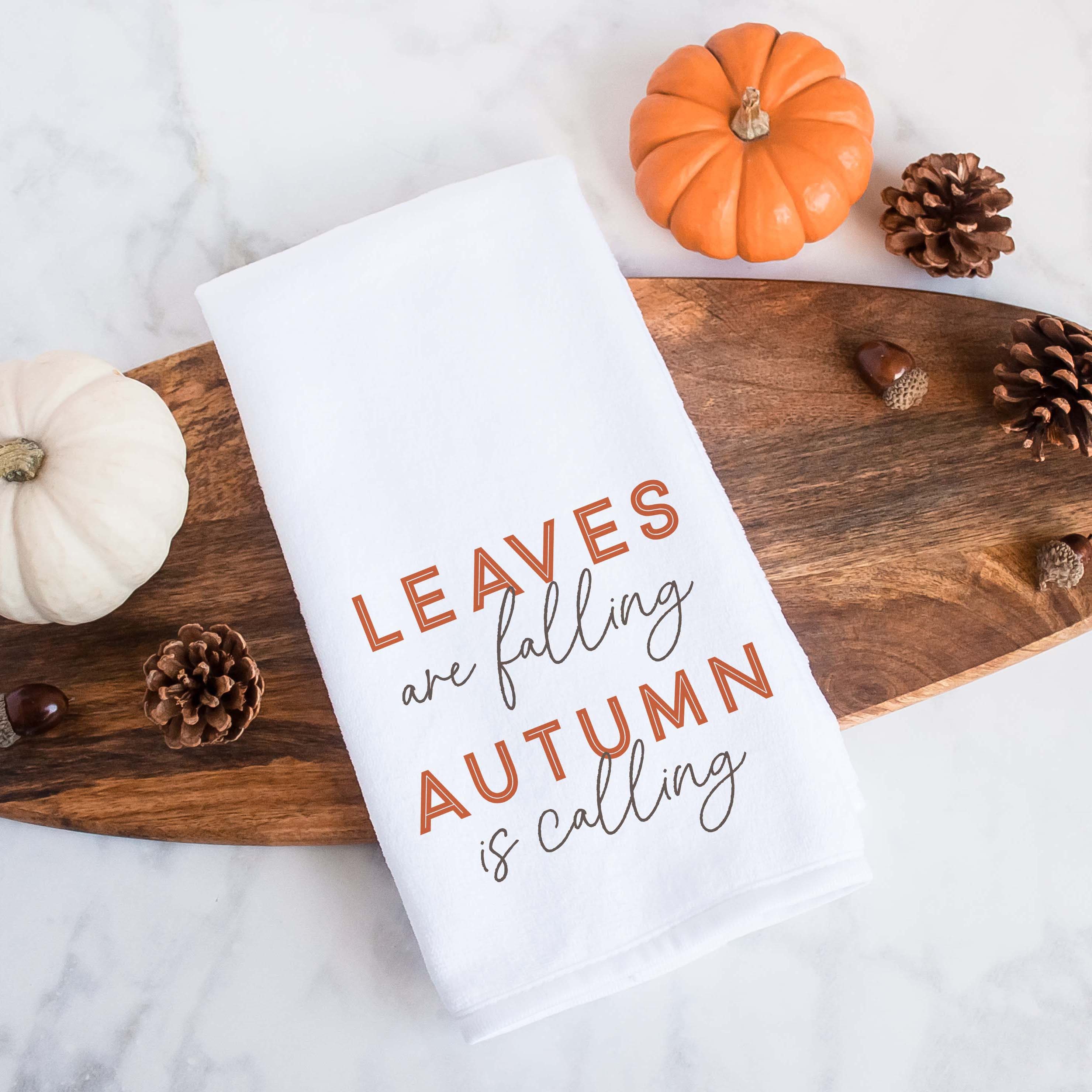 Fall Tea Towel Decorative Towels Fall Hand Towel Birthday Etsy UK