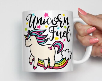 Unicorn Mug, Unicorn Coffee Mug, Unicorn Fuel, Unicorn Gift, Cute Mugs, Cute Coffee Mugs, Funny Mug, Funny Coffee Mug, Mug Gift 0366