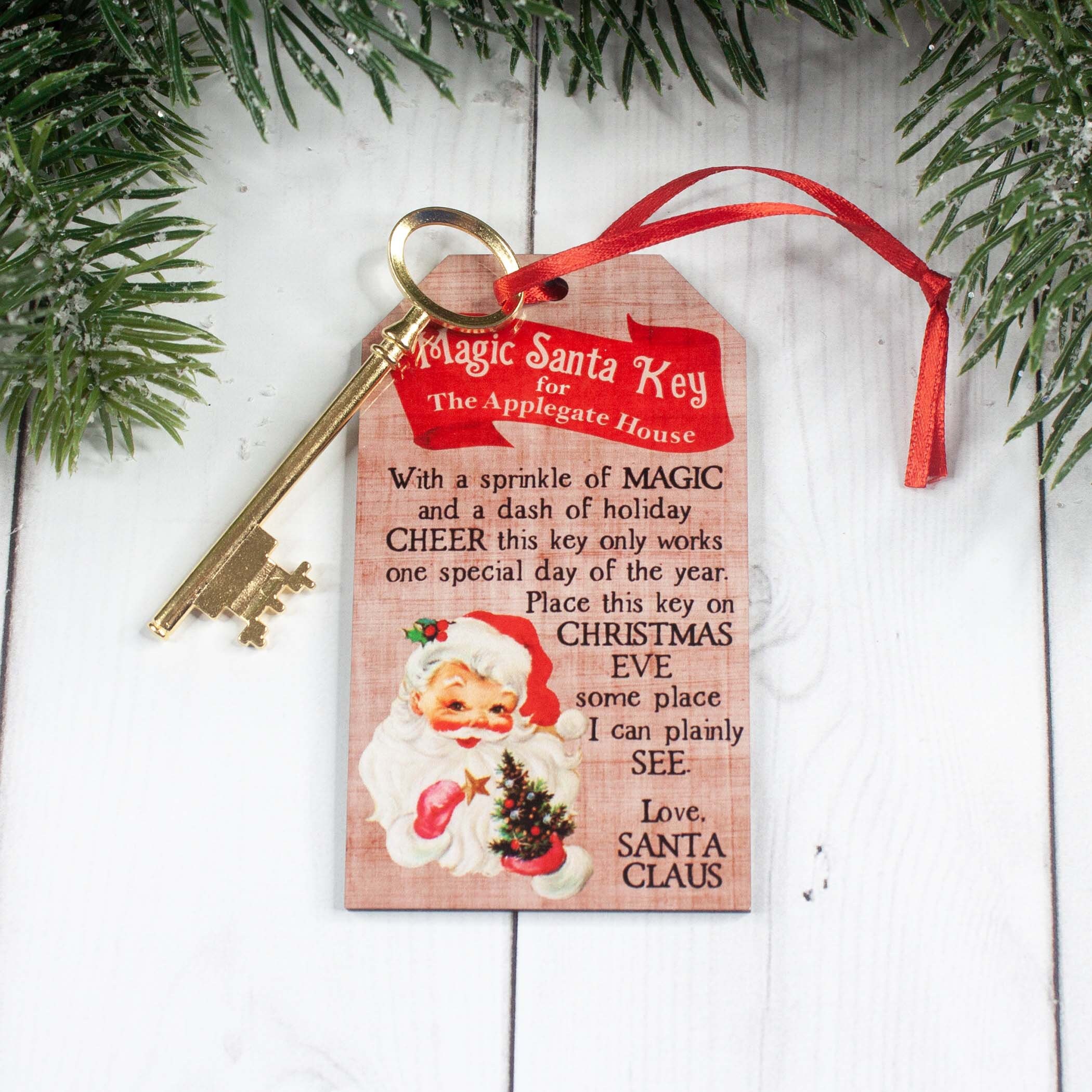 Santas Key- Santa magic key-Personalized Santa's Key- Christmas Eve Bo -  Mitchiisweets