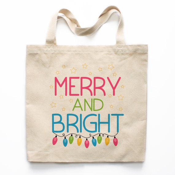 christmas tote bag