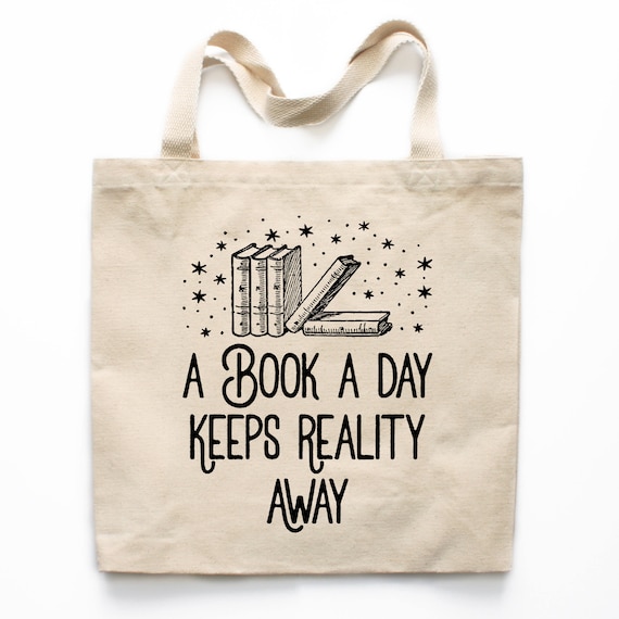 Book Lover Gift Book Tote Bag Funny Tote Bag Book Lover 