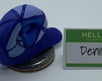Limited Edition: Blue Stained Glass Slow Down Snail “Denim”
