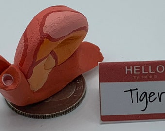 Limited Edition: Orange Stained Glass Slow Down Snail “Tiger”
