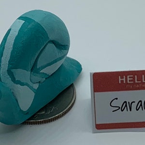 Limitierte Auflage: Aqua Buntglas Slow Down Schnecke &quot;Saracen&quot;