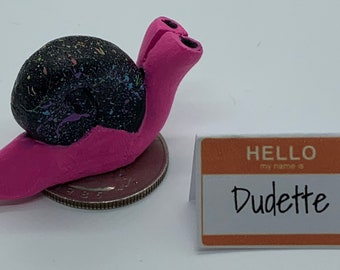 Limited Edition: 1980’s Slow Down Snail “Dudette”