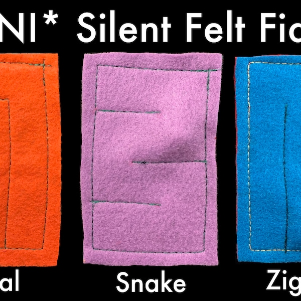 Silent Felt Fidgets *MINI* Set of 3