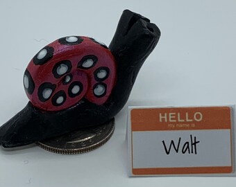 Limited Edition: Polka Dot Slow Down Snail “Walt”