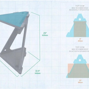 Line Phono: Speaker Stands for Bookshelf Speakers + Sonos image 9