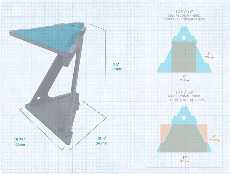 Line Phono: Speaker Stands for Bookshelf Speakers + Sonos image 9