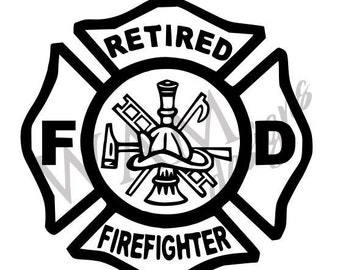 Firefighter Cricut Etsy